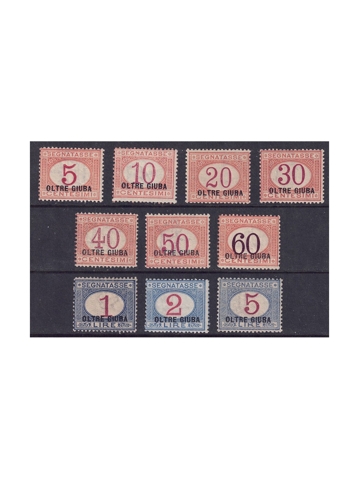 BEYOND GIUBA 1925 Postage Due 10v MNH**