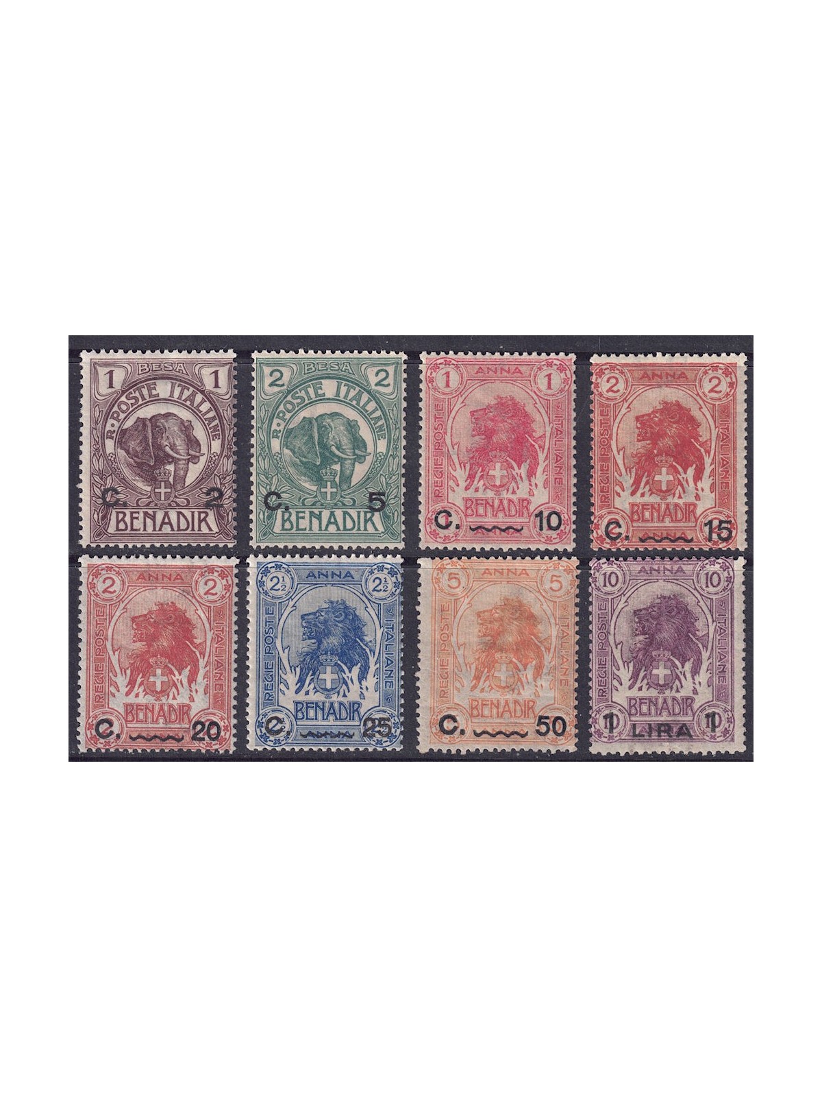 ITALIAN SOMALIA 1906-16 Ordinary series 8v MNH**