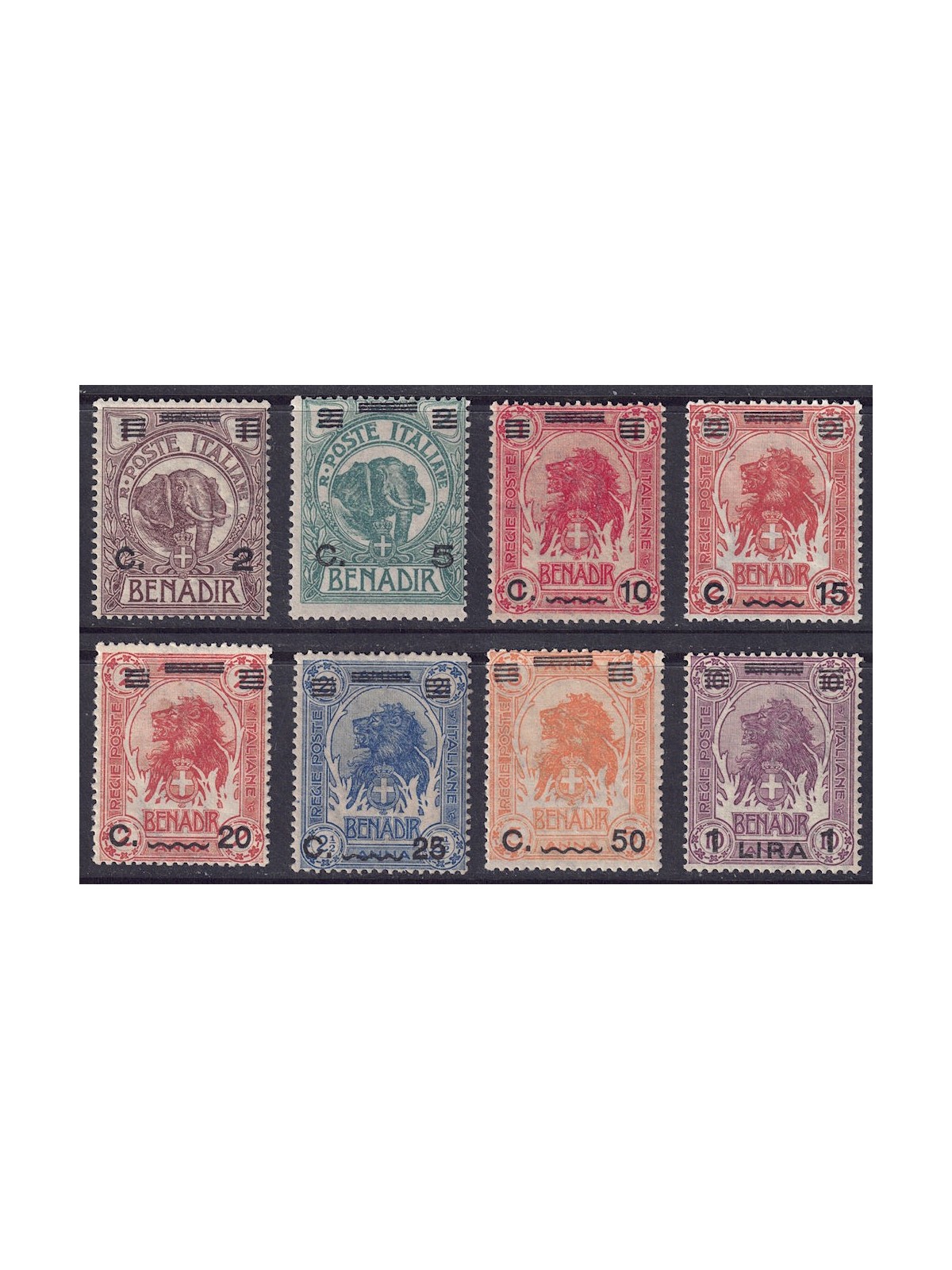 SOMALIA ITALIANA 1926 Serie ordinaria 8v MNH**