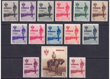 ITALIAN SOMALIA 1935 King's Trip to Somalia 14v MNH**