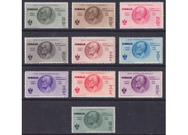 ITALIAN SOMALIA 1934 Rome-Mogadishu flight 10v MNH**