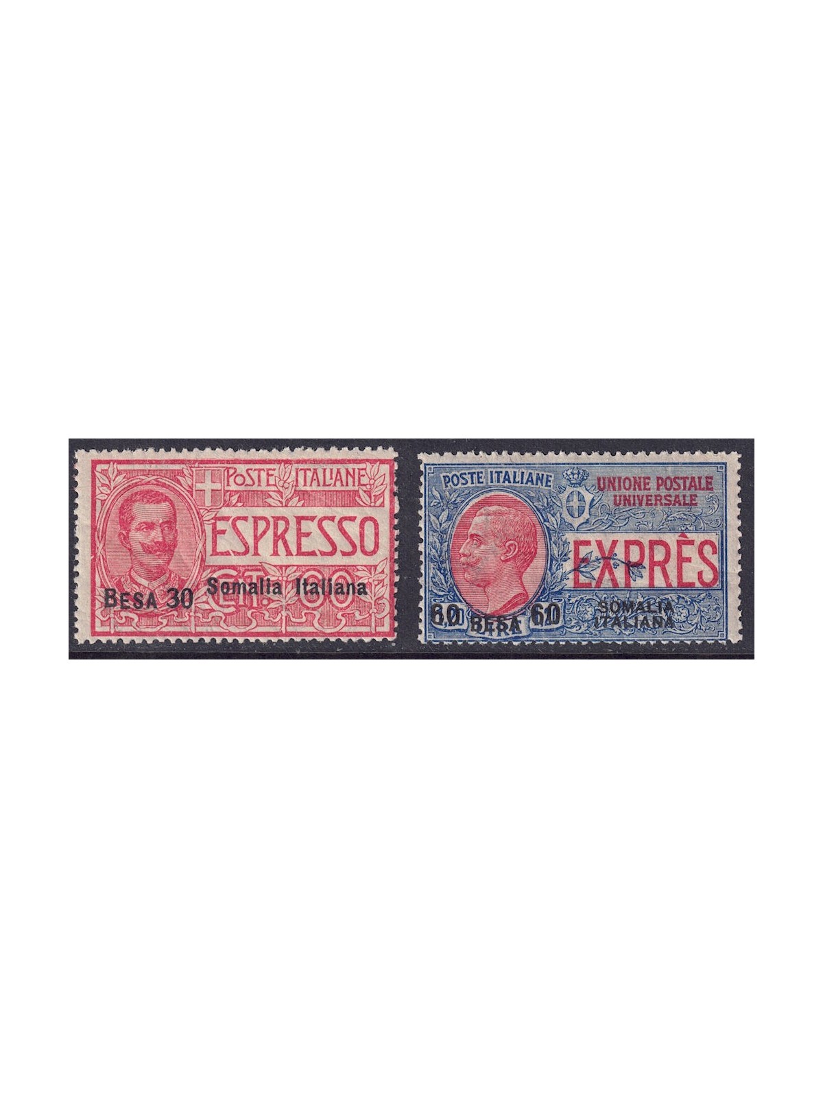 ITALIAN SOMALIA 1923 Express trains 2v MNH**