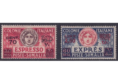 SOMALIA ITALIANA 1926 Espressi 2v MNH**