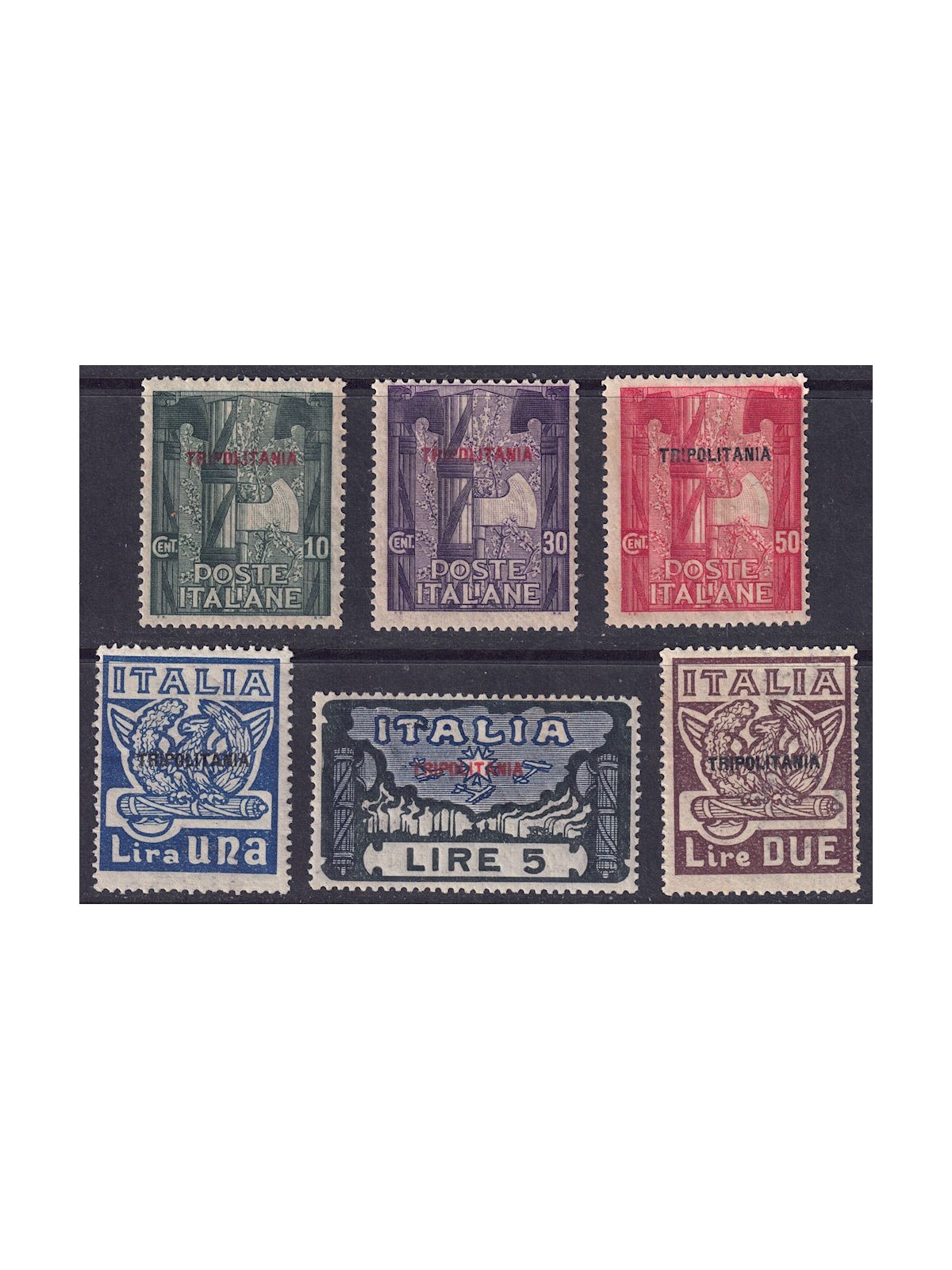 TRIPOLITANIA 1923 Marcia su Roma 6v MNH**