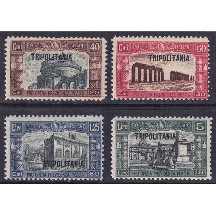 TRIPOLITANIA 1927 Milizia I 4v MNH**