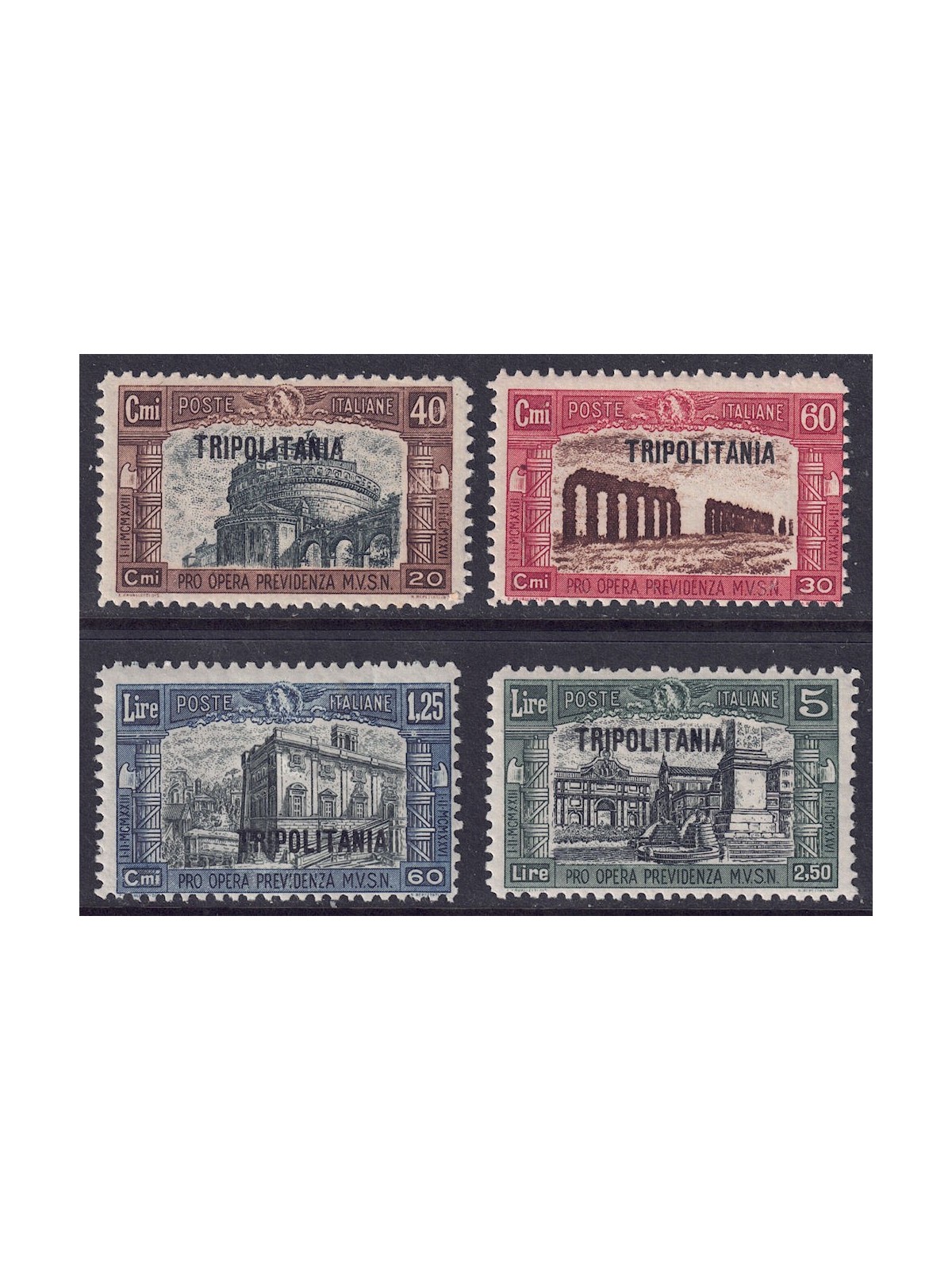 TRIPOLITANIA 1927 Milizia I 4v MNH**