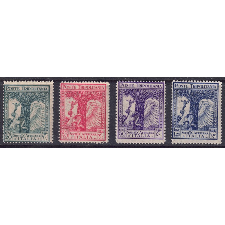 TRIPOLITANIA 1928 Italian African Society 4v MNH**