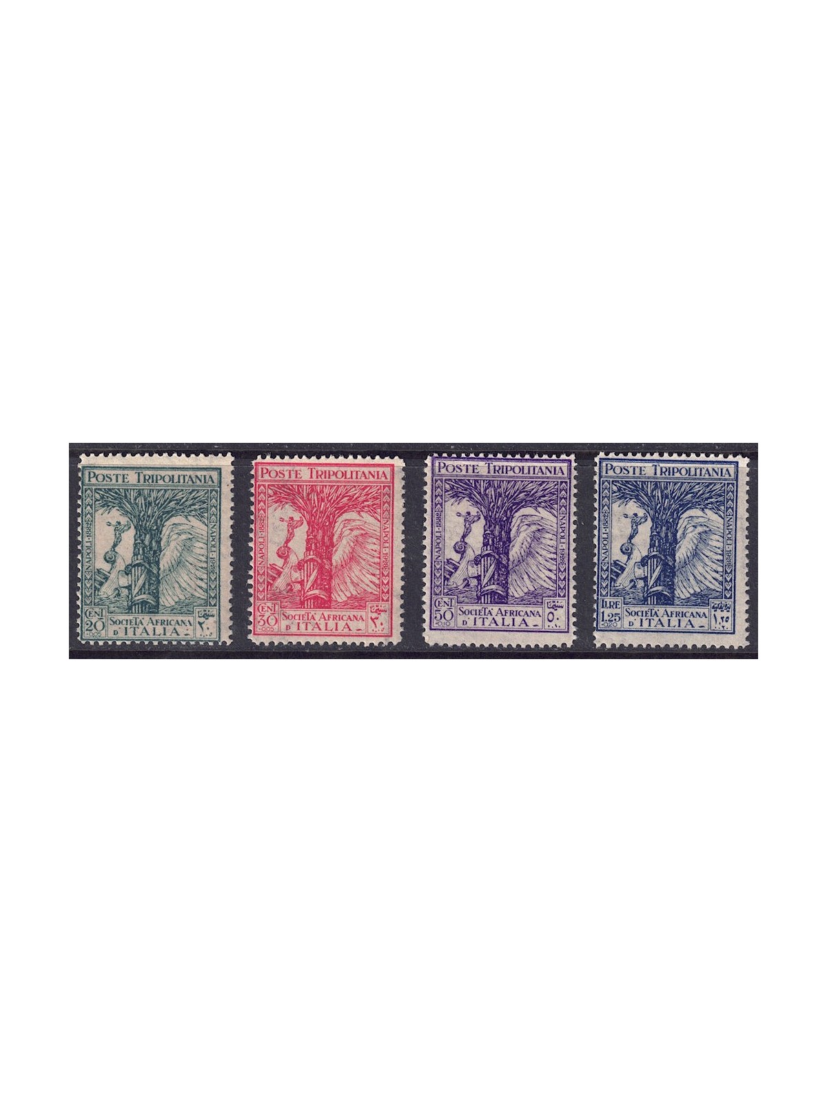TRIPOLITANIA 1928 Italian African Society 4v MNH**