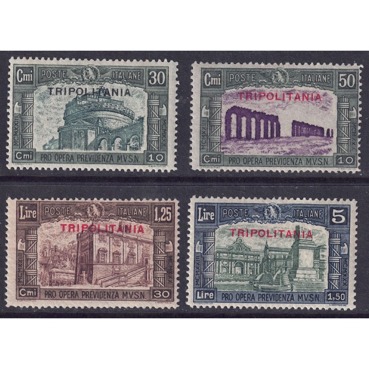 TRIPOLITANIA 1930 Militia III 4v MNH**