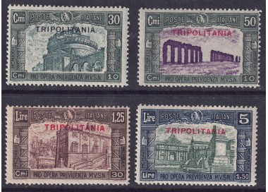 TRIPOLITANIA 1930 Militia III 4v MNH**