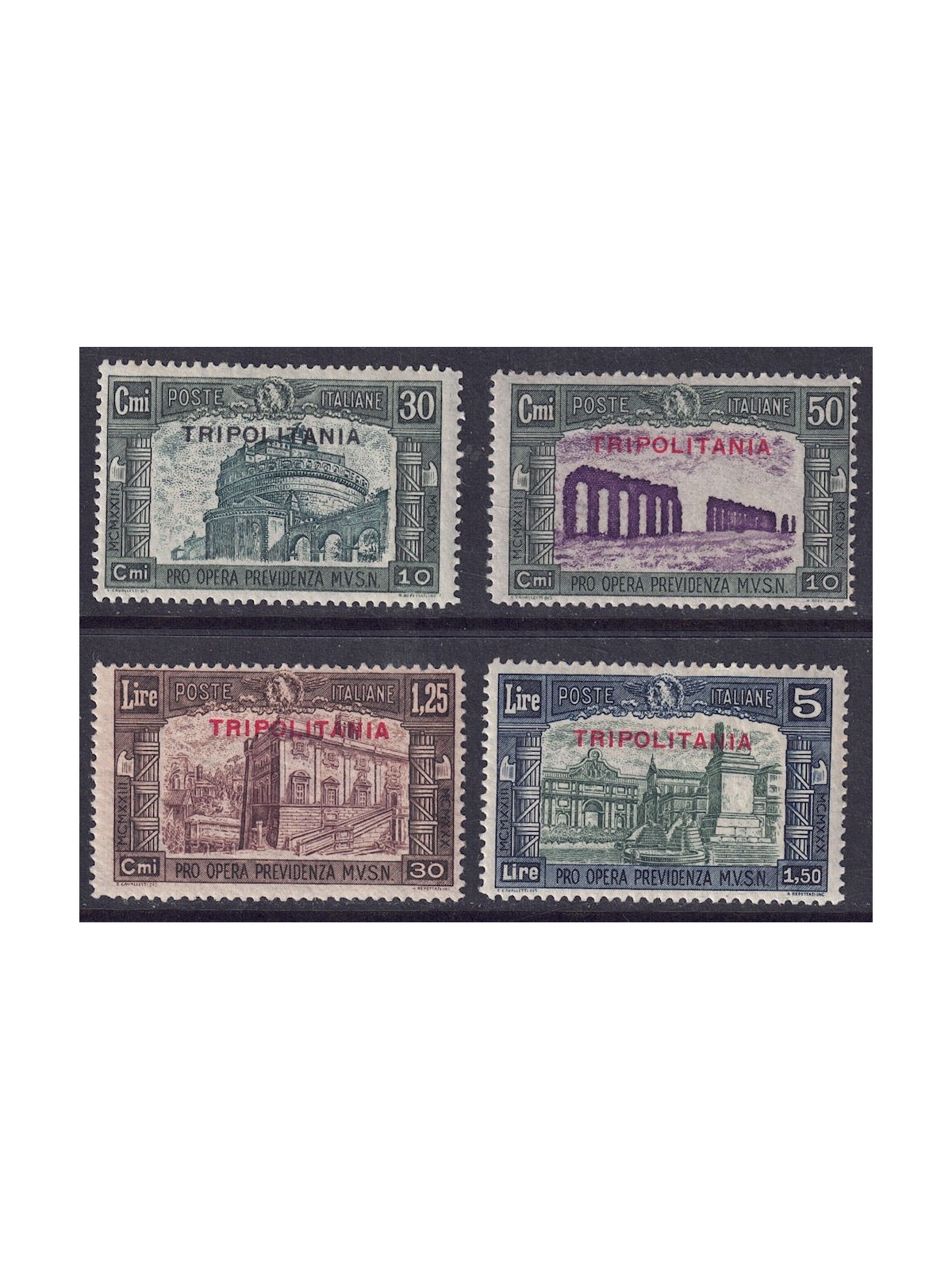 TRIPOLITANIA 1930 Militia III 4v MNH**
