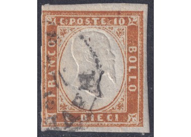 ITALY KINGDOM 1861 Matraire (10c brown) us
