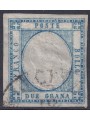 NAPLES PROVINCES 1861 Effigy 2 grana light blue us