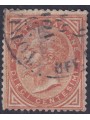 ITALY KINGDOM 1865 De La Rue 10c ochre (Turin) us