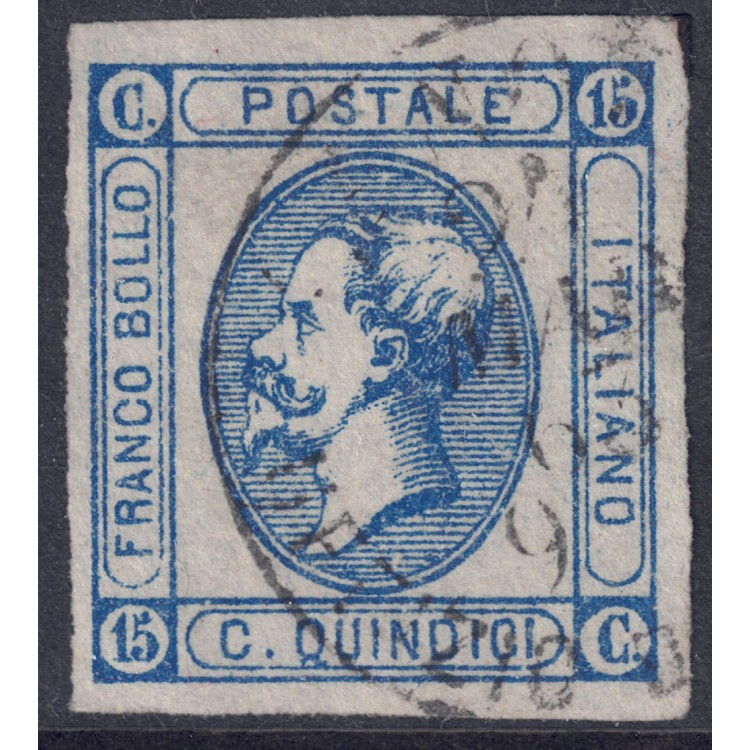 ITALIA REGNO 1863 15c litografico (I tipo) us