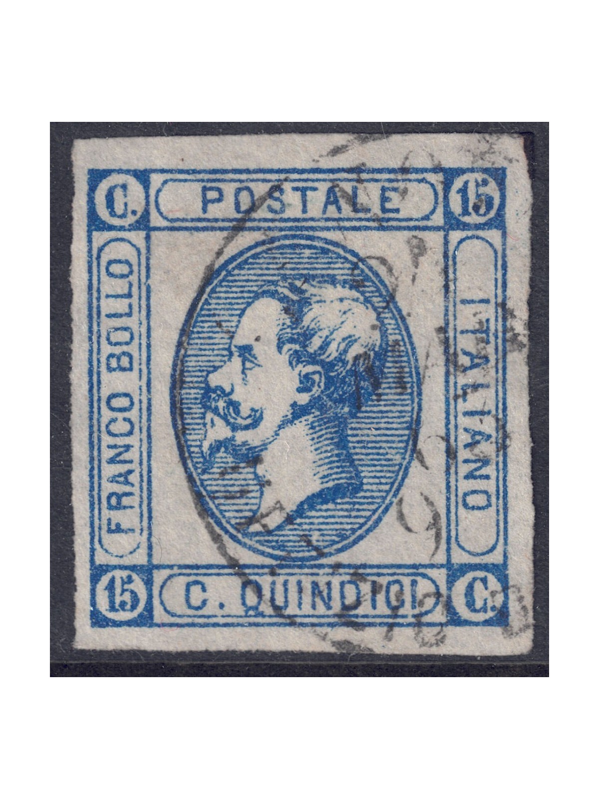 ITALY KINGDOM 1863 15c lithographic (I type) us