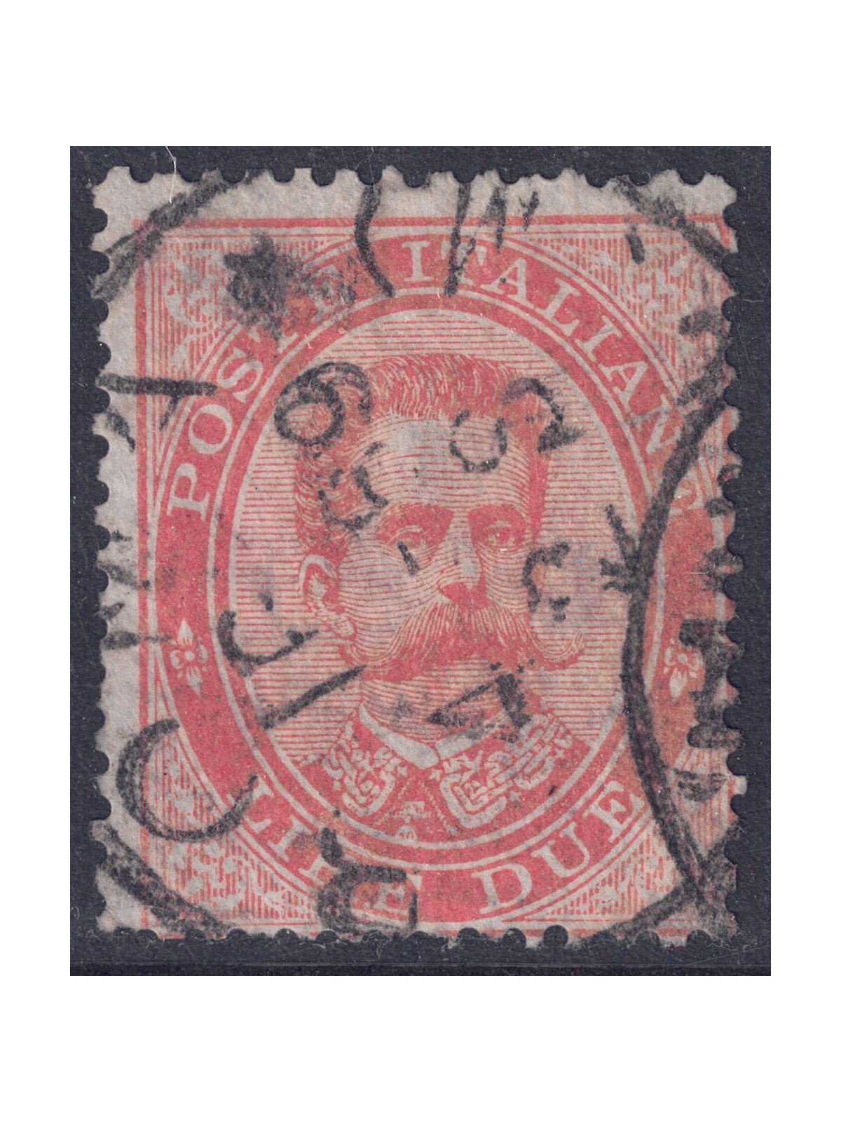 ITALY KINGDOM 1879 Umberto I £2 vermilion us