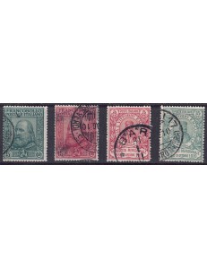 ITALIA REGNO 1910 Garibaldi, Risorgimento e Plebiscito 4v us