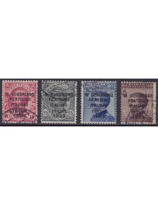 ITALIA REGNO 1922 Congresso filatelico italiano 4v us