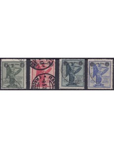 ITALIA REGNO 1924 Vittoria soprastampati 4v us