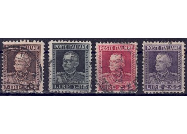 ITALY KINGDOM 1927 Parmeggiani 4v us
