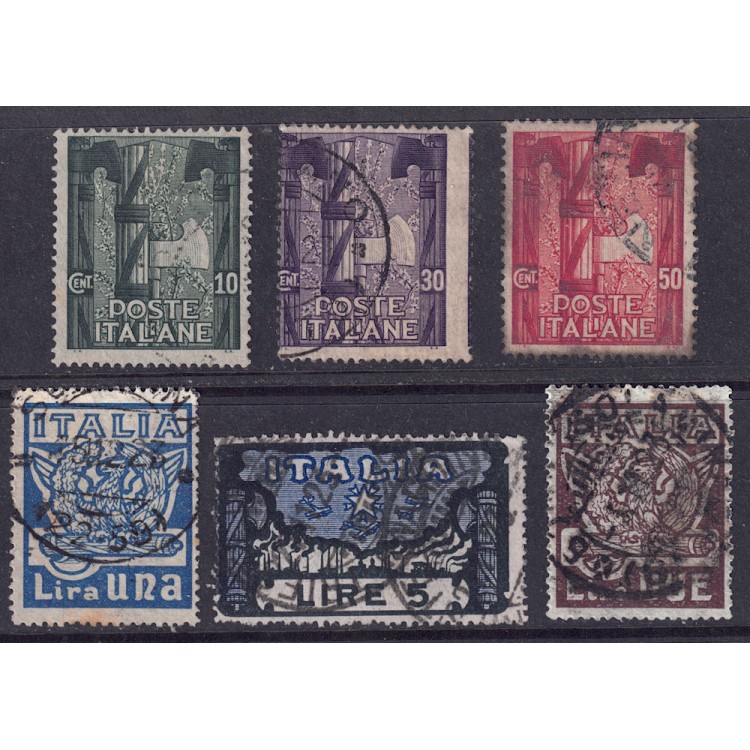 ITALY KINGDOM 1923 March on Rome 6v us