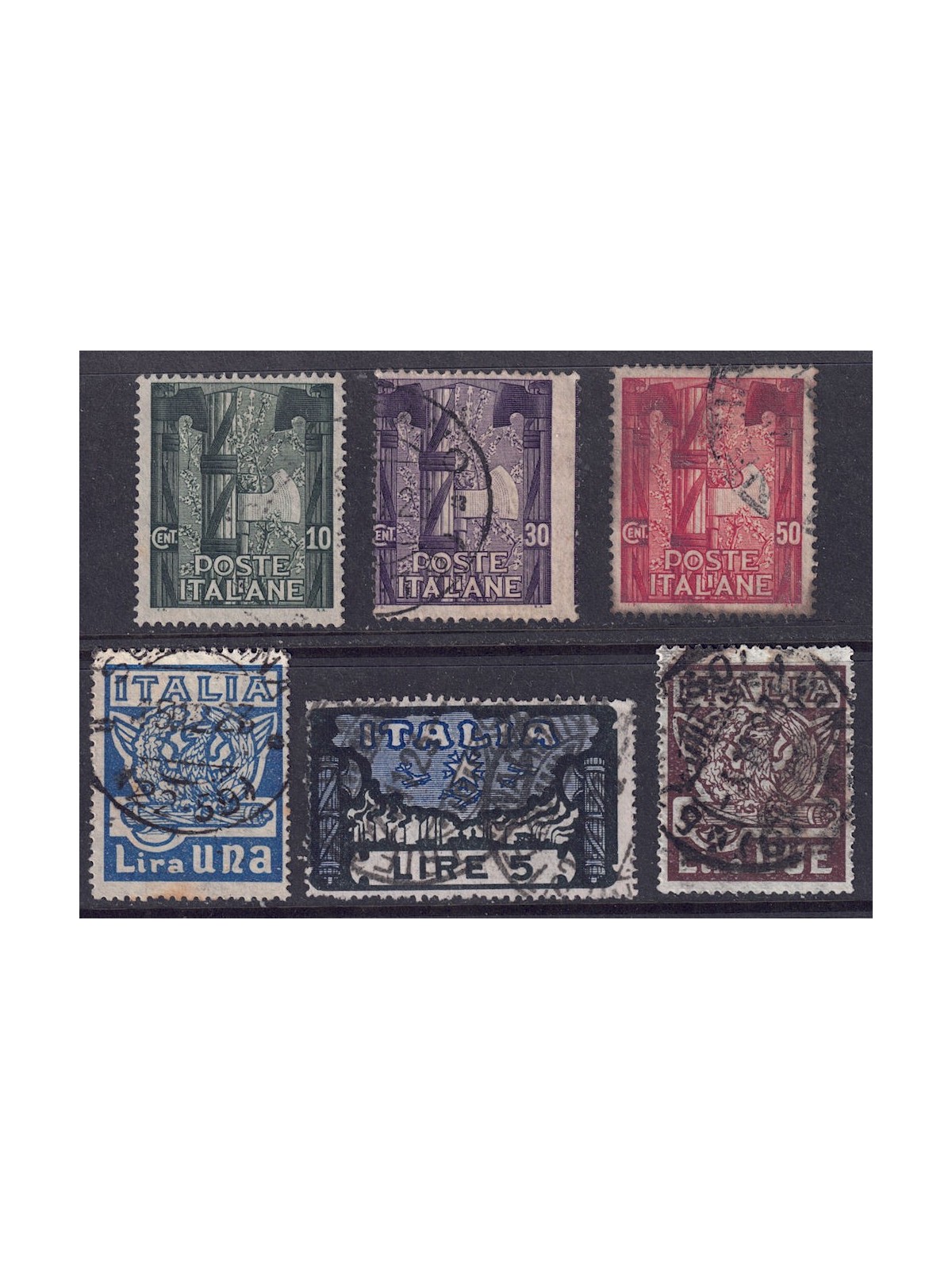 ITALY KINGDOM 1923 March on Rome 6v us