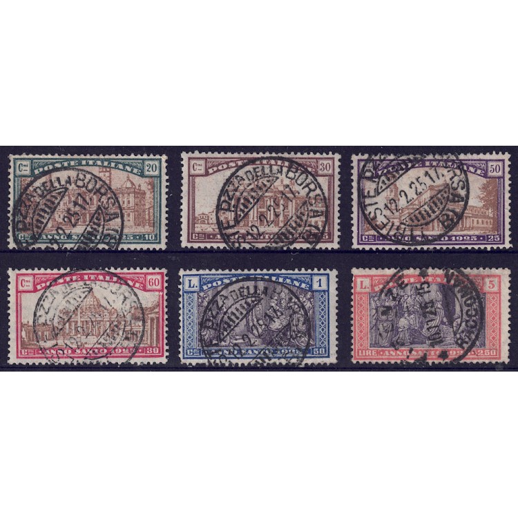 ITALY KINGDOM 1924 Holy Year 6v us