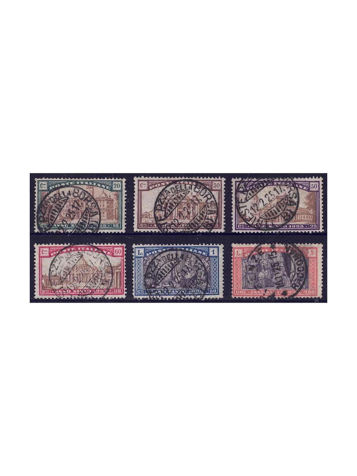 ITALY KINGDOM 1924 Holy Year 6v us