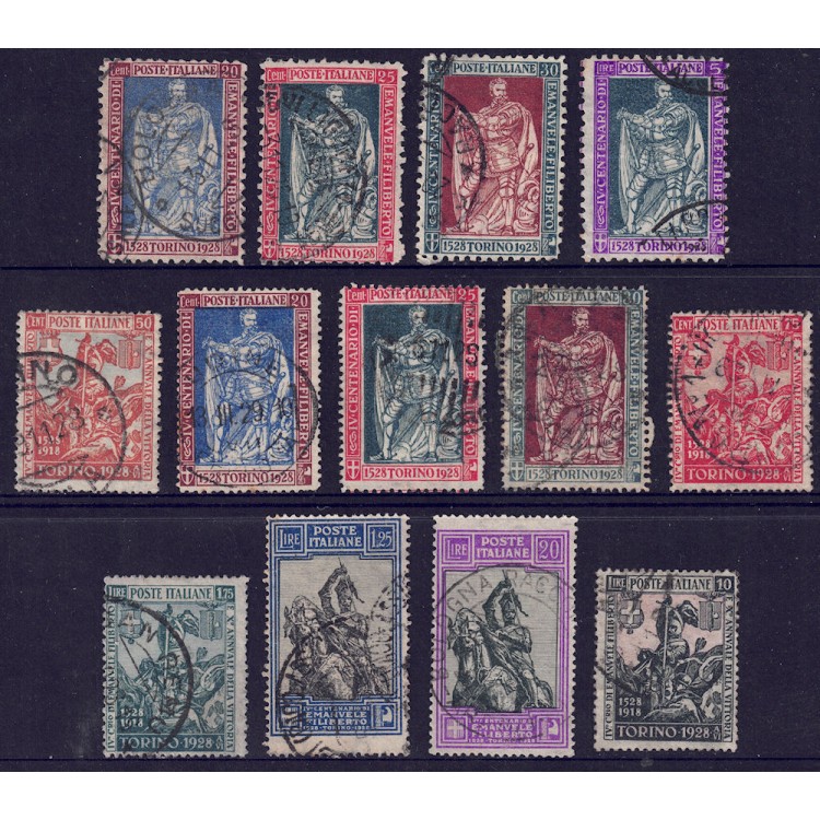 ITALY KINGDOM 1928 Emanuele Filiberto 13v us
