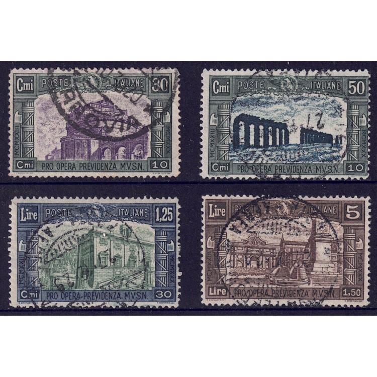 ITALIA REGNO 1930 Milizia III 4v us