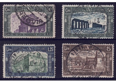 ITALIA REGNO 1930 Milizia III 4v us