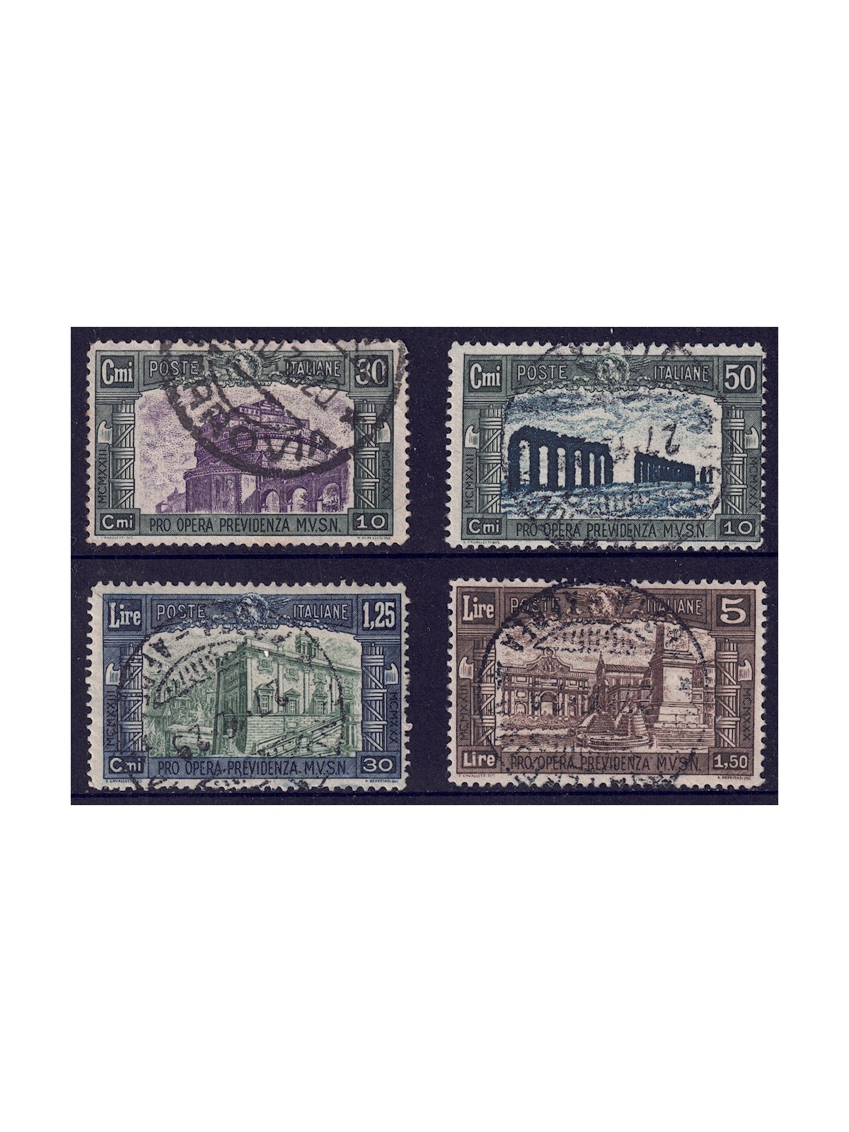 ITALY KINGDOM 1930 Militia III 4v us