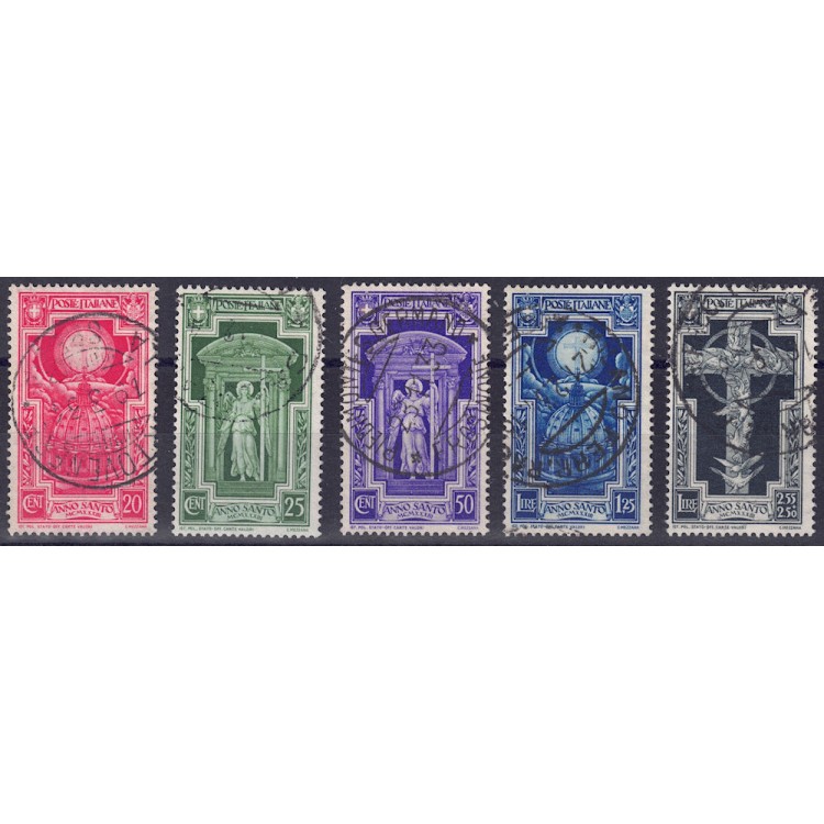 ITALIA REGNO 1933 Anno Santo 5v us