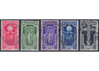 ITALIA REGNO 1933 Anno Santo 5v us