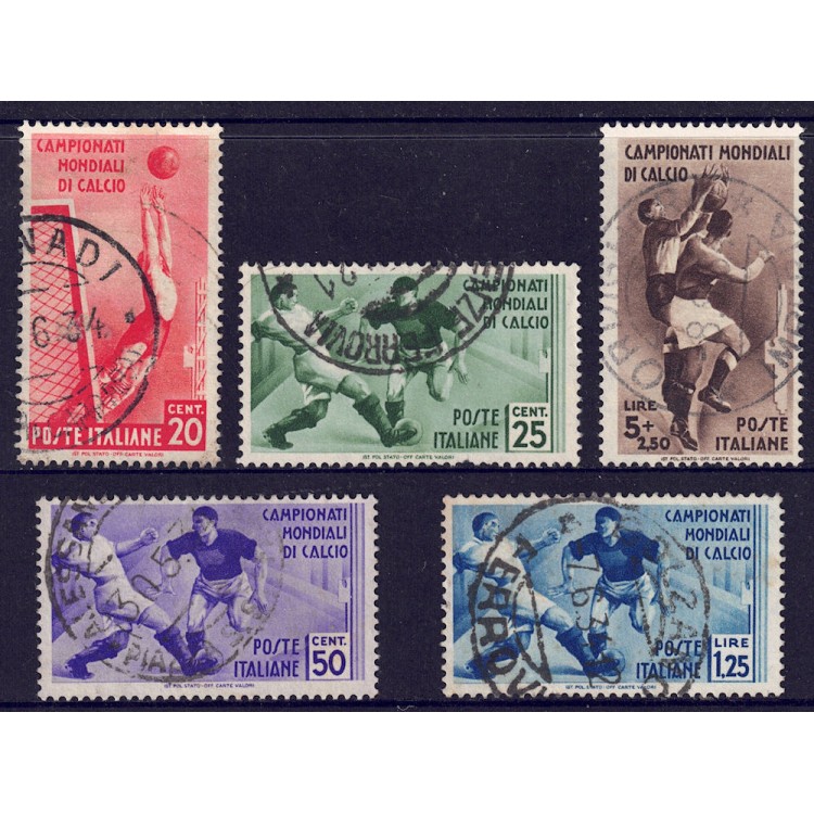 ITALIA REGNO 1934 Campionato di calcio 5v us