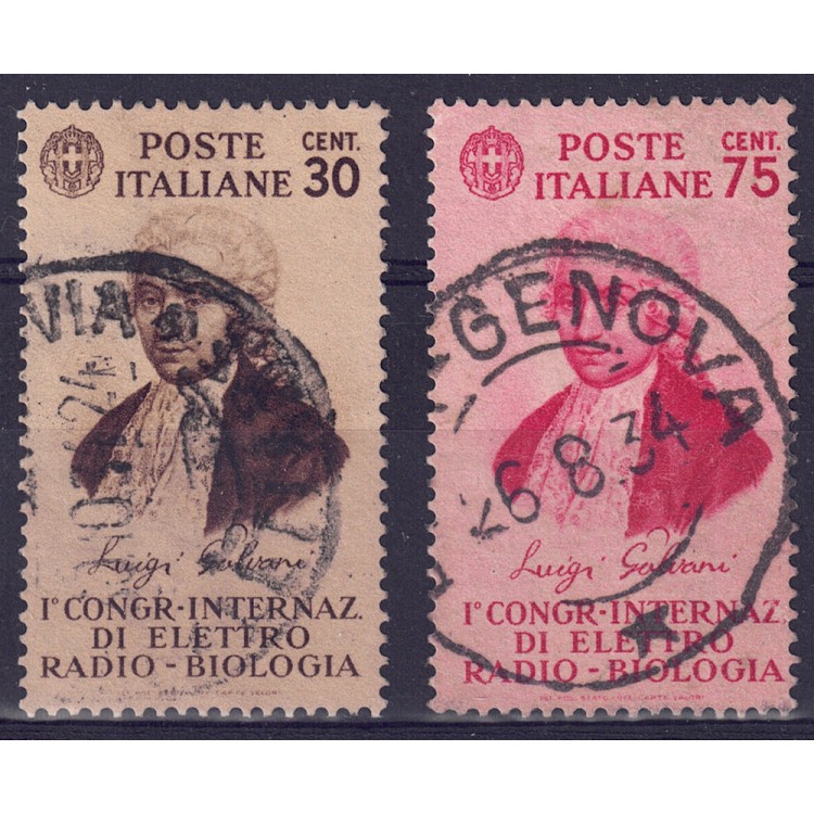 ITALY KINGDOM 1934 Congress of Electro-Radiobiology 2v us