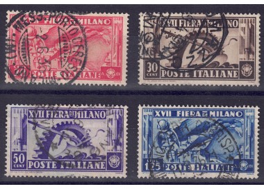 ITALIA REGNO 1936 Fiera di Milano 4v us