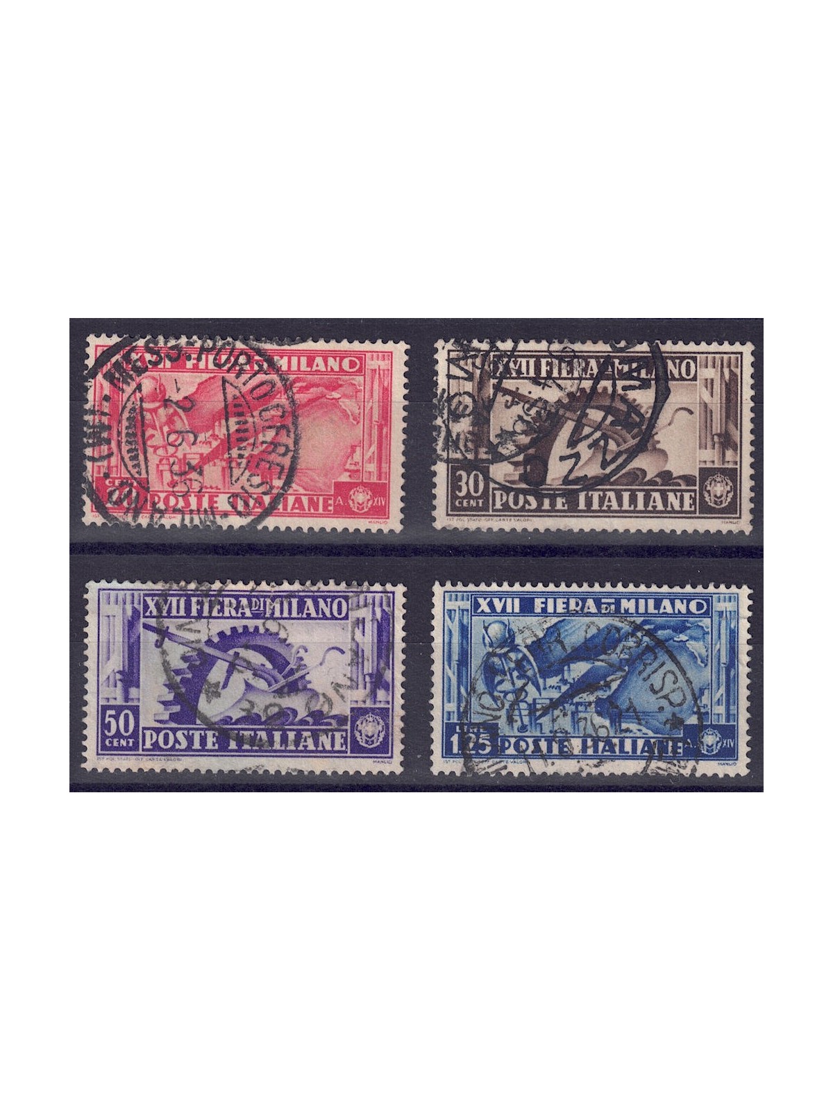 ITALY KINGDOM 1936 Milan Fair 4v us