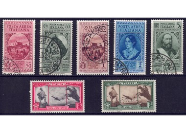 ITALIA REGNO 1932 Giuseppe Garibaldi (posta aerea) 7v us