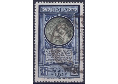 ITALIA REGNO 1932 Dante Alighieri 100£ us