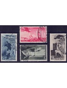ITALY KINGDOM 1934 Football Championship (airmail) 4v us