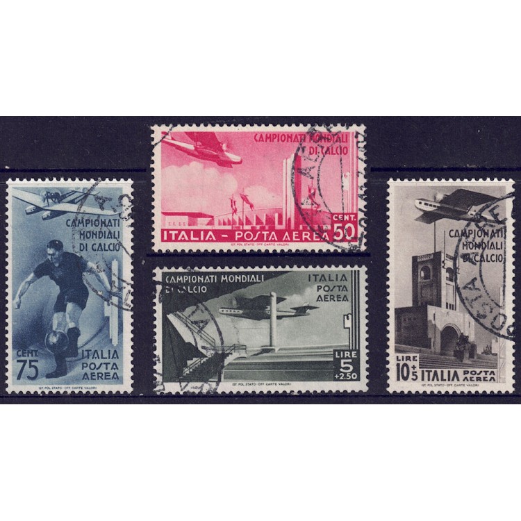 ITALIA REGNO 1934 Campionato di calcio (posta aerea) 4v us