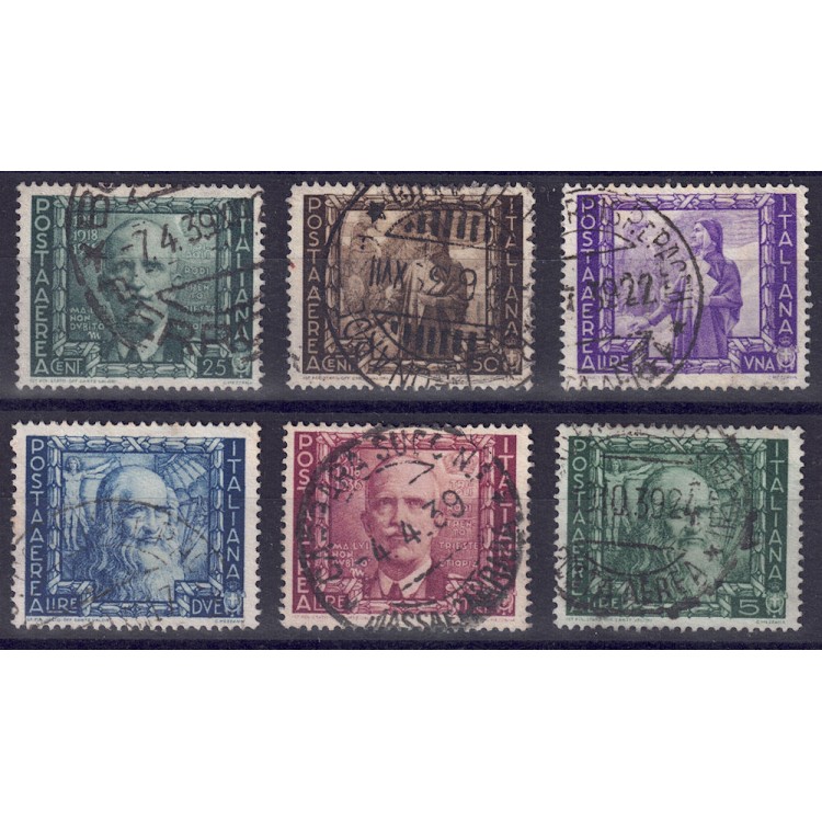 ITALY KINGDOM 1938 Proclamation of the Empire (airmail) 6v us