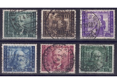 ITALIA REGNO 1938 Proclamazione dell'impero (posta aerea) 6v us
