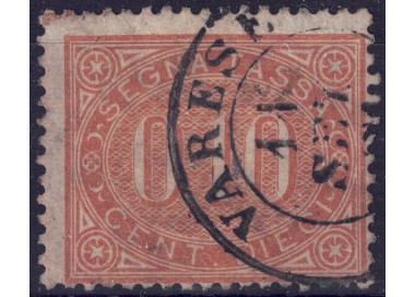 ITALIA REGNO 1869 Segnatasse 10c bruno arancio us