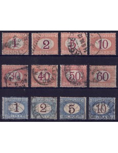 ITALY KINGDOM 1870 Postage Due 12v us