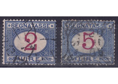 ITALY KINGDOM 1903 Postage Due (2£+5£) 2v us