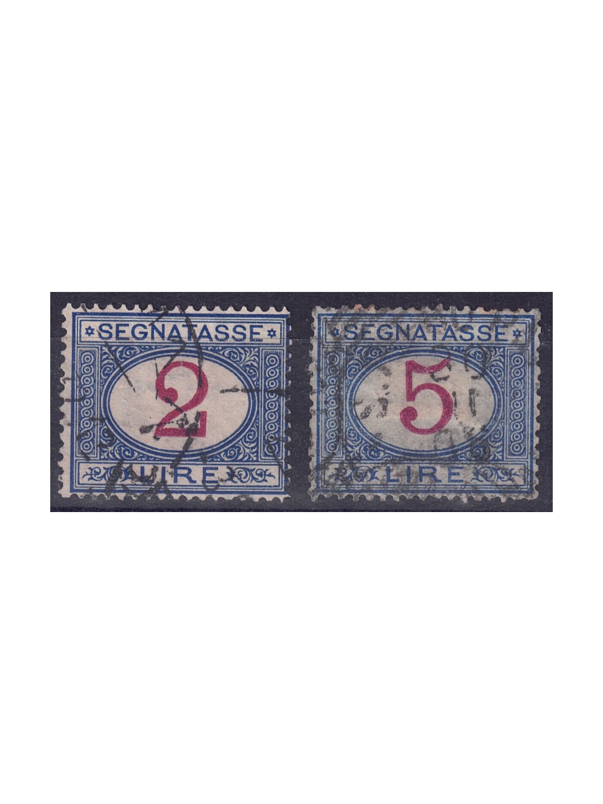 ITALY KINGDOM 1903 Postage Due (2£+5£) 2v us