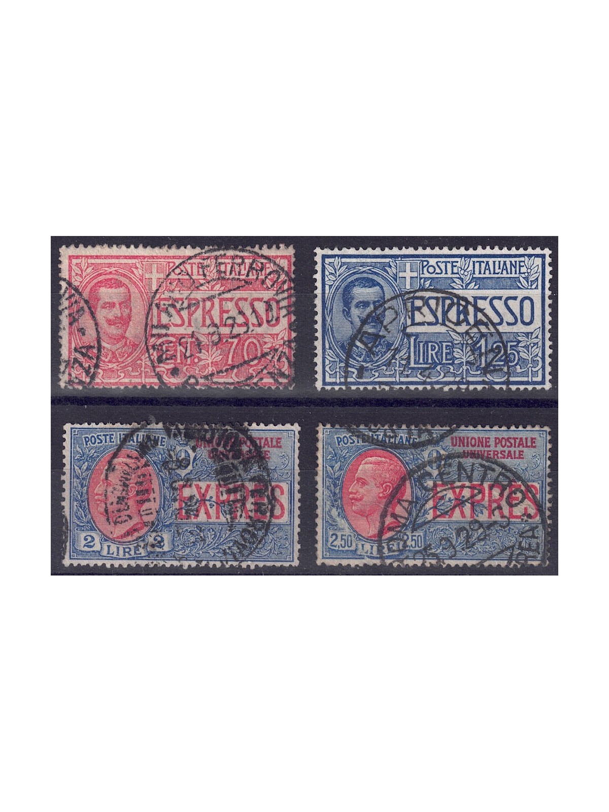 ITALIA REGNO 1925-26 Espressi 4v us